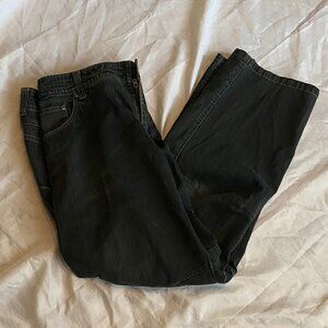 Kuhl Exile Kord Athletik Fit Articulated Knee Cell Pocket Mens Pants Sz 38 x 30